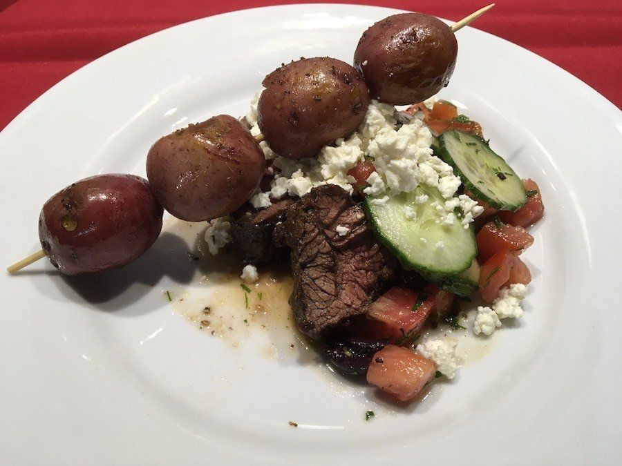 Mediterranean Hanger Steak and Potatoes